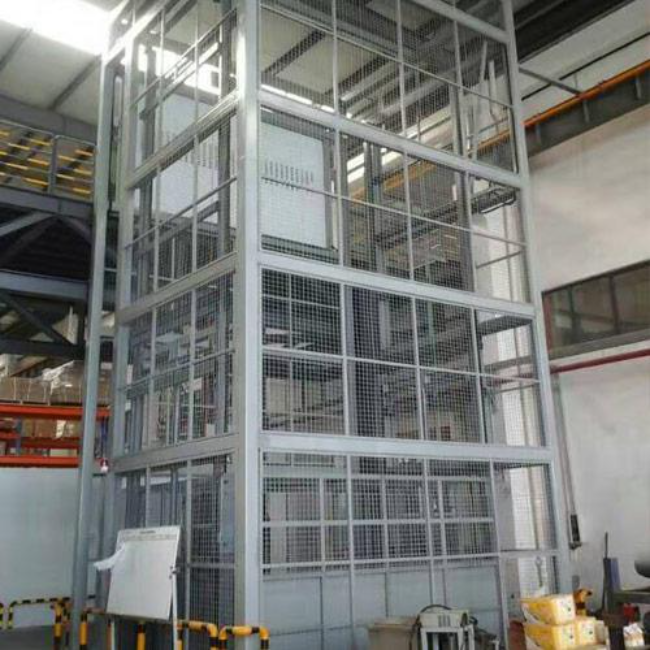 可克达拉导轨式升降平台货梯
